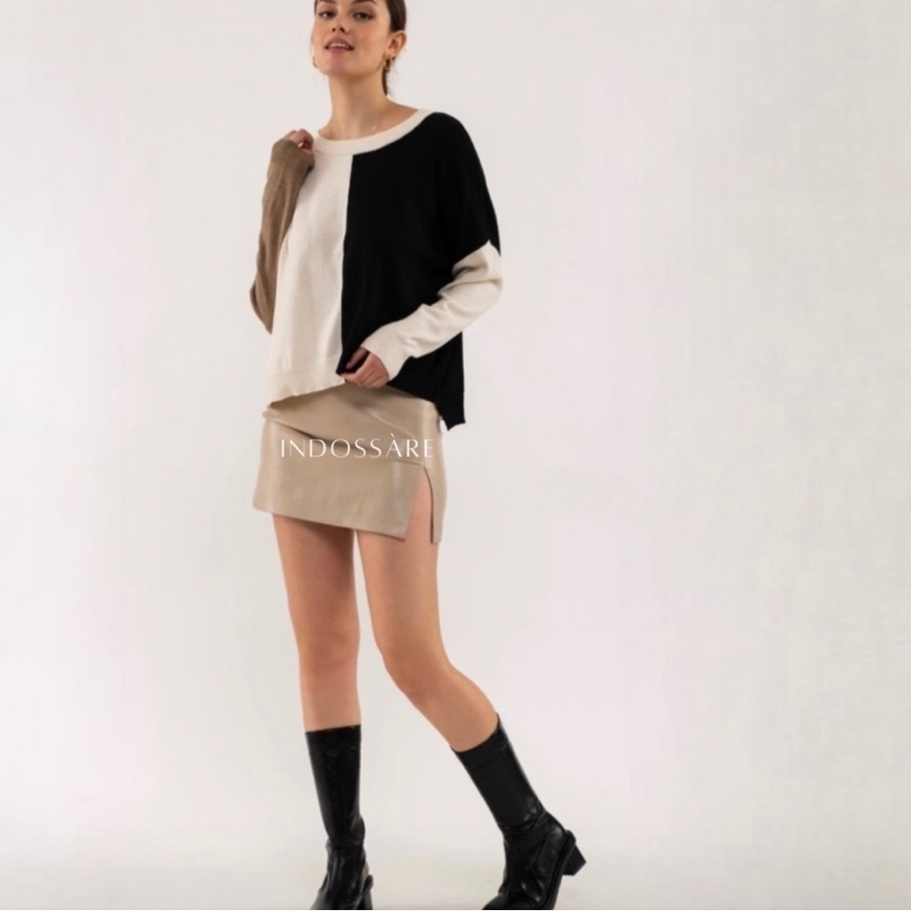 The Essential Color Block Pullover Sweater
